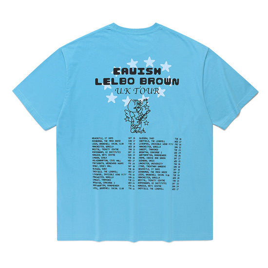 Cavish Cavish X LELBO BROWN U.K TOUR SS TEE