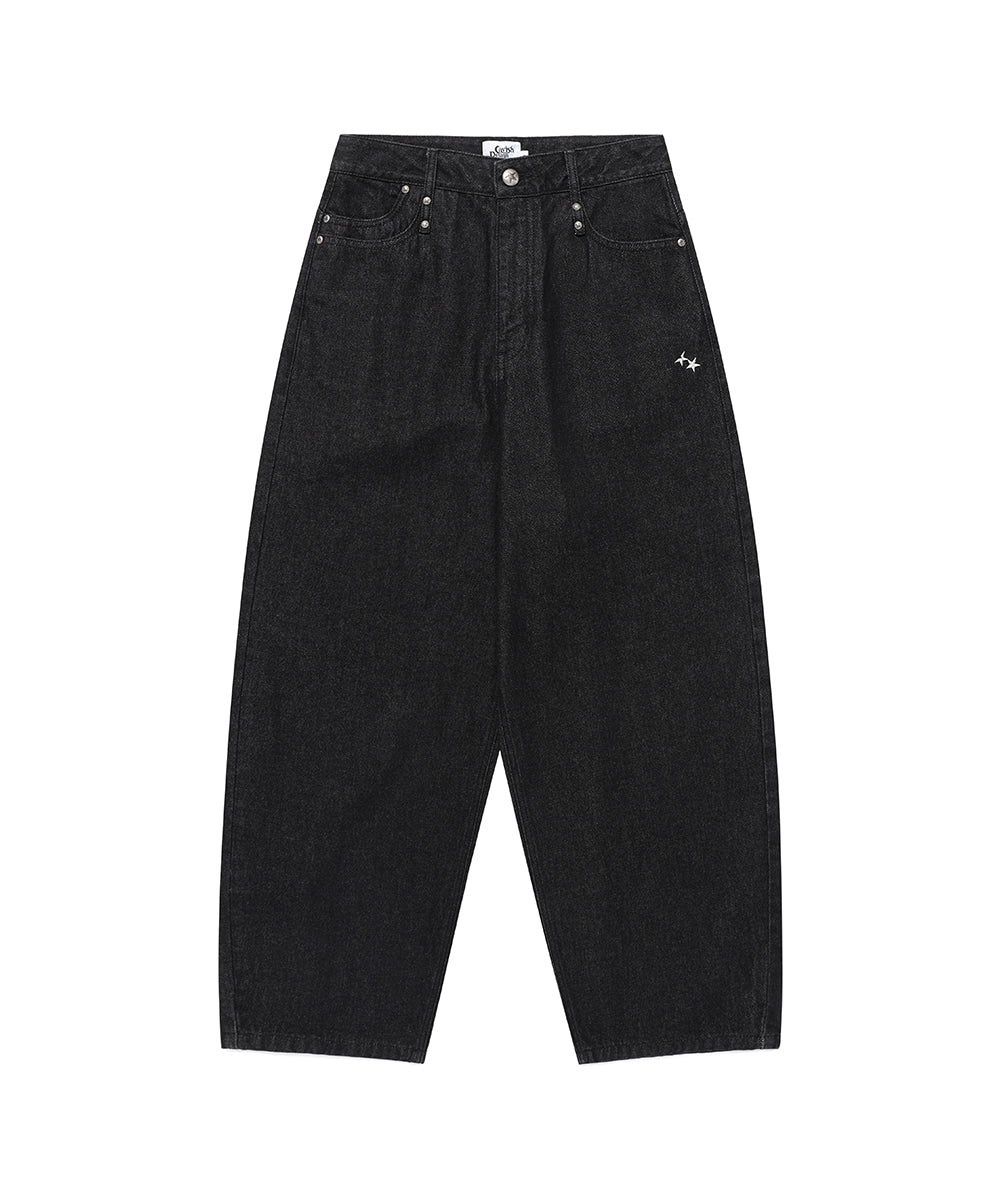 Cavish W Milky Way Denim Pants [Black] - Size M - Pre-Order Ships June 26