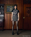 Nice Ghost Club Junji Ito Maniac Cartoon Raglan Mini Tee [Grey]