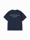 ADLV Border Line Basic Logo Short Sleeve T-Shirt