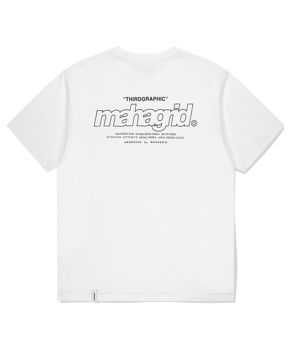Mahagrid Back Third Logo Tee