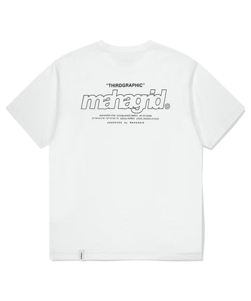 Mahagrid Back Third Logo Tee