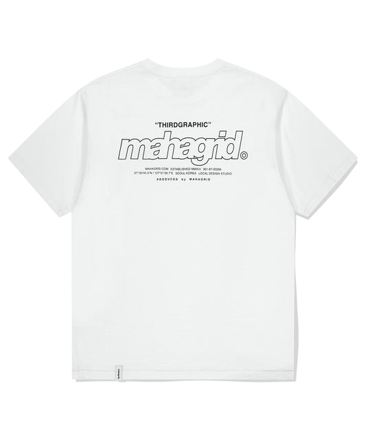 Mahagrid Back Third Logo Tee