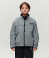 Marithé François Girbaud KIDS CLASSIC LOGO LIGHT WEIGHT FLEECE JACKET IVORY