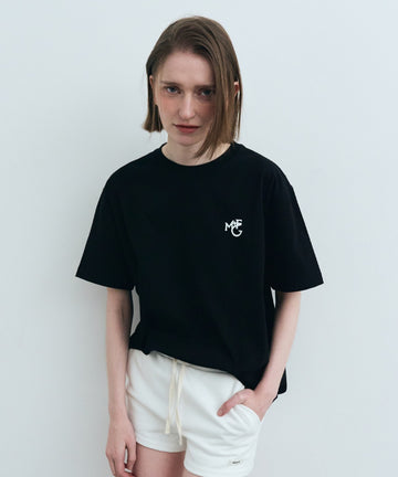 Marithé François Girbaud Monogramme M+FG Logo Tee