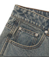 Nice Ghost Club Doodle Graphic Wide Jeans