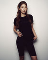 ADLV Woman Spangle Logo Short Sleeve T-Shirt