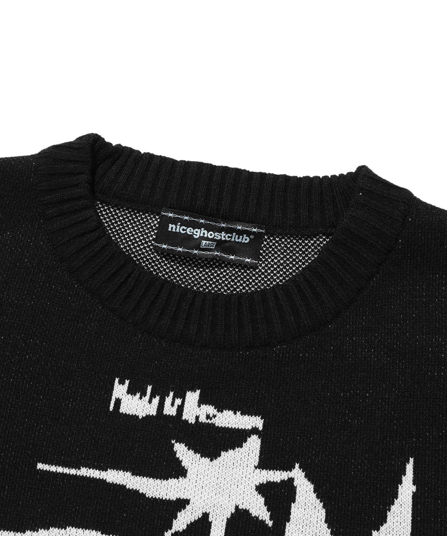 Nice Ghost Club Tornado Logo Knit