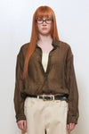 General Idea WOMAN Summer Sheer Layered Blouson Shirt