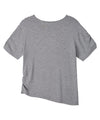 Bitter Cells Oversized ST Shirring Slit Tee