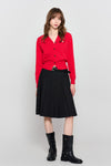 General Idea Woman General Essential Cardigan [Red]