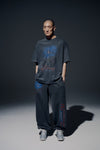 ADLV Mobile Suit Gundam Last Shooting Pigment Washing Short Sleeve T-Shirt