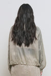 General Idea WOMAN Sheer Shirring Windbreaker Jacket
