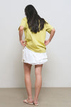 General Idea WOMAN Dancing Cat Oversized Short Sleeve T-Shirt [LIME]