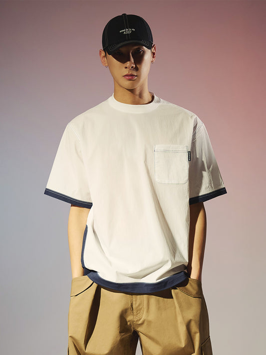 ADLV Woven Stretch Short Sleeve T-Shirt