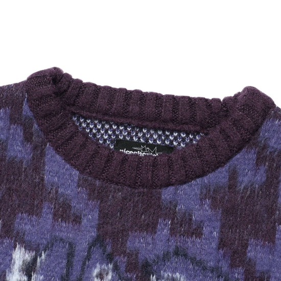 Nice Ghost Club Houndstooth Devil Rose Knit