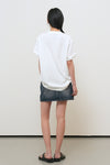 General Idea UNISEX Temperature Cut Cooling Logo Short Sleeve T-Shirt [WHITE]