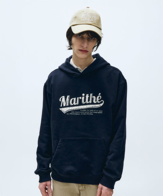 Marithé François Girbaud Vintage Baseball Hoodie
