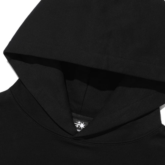Nice Ghost Club 3Star Logo Hoodie [Black]