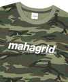 Mahagrid Camo Pattern Basic Logo Crop Tee