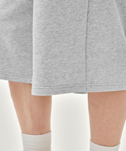 Marithé François Girbaud EMBO LOGO BERMUDA SWEAT SHORTS