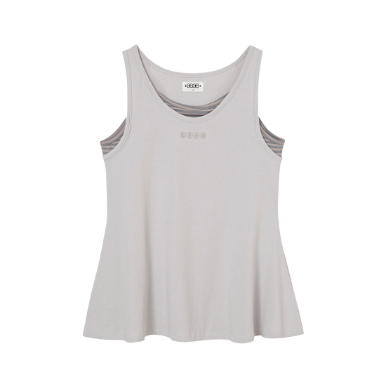 AEAE Stripe Layered Sleeveless
