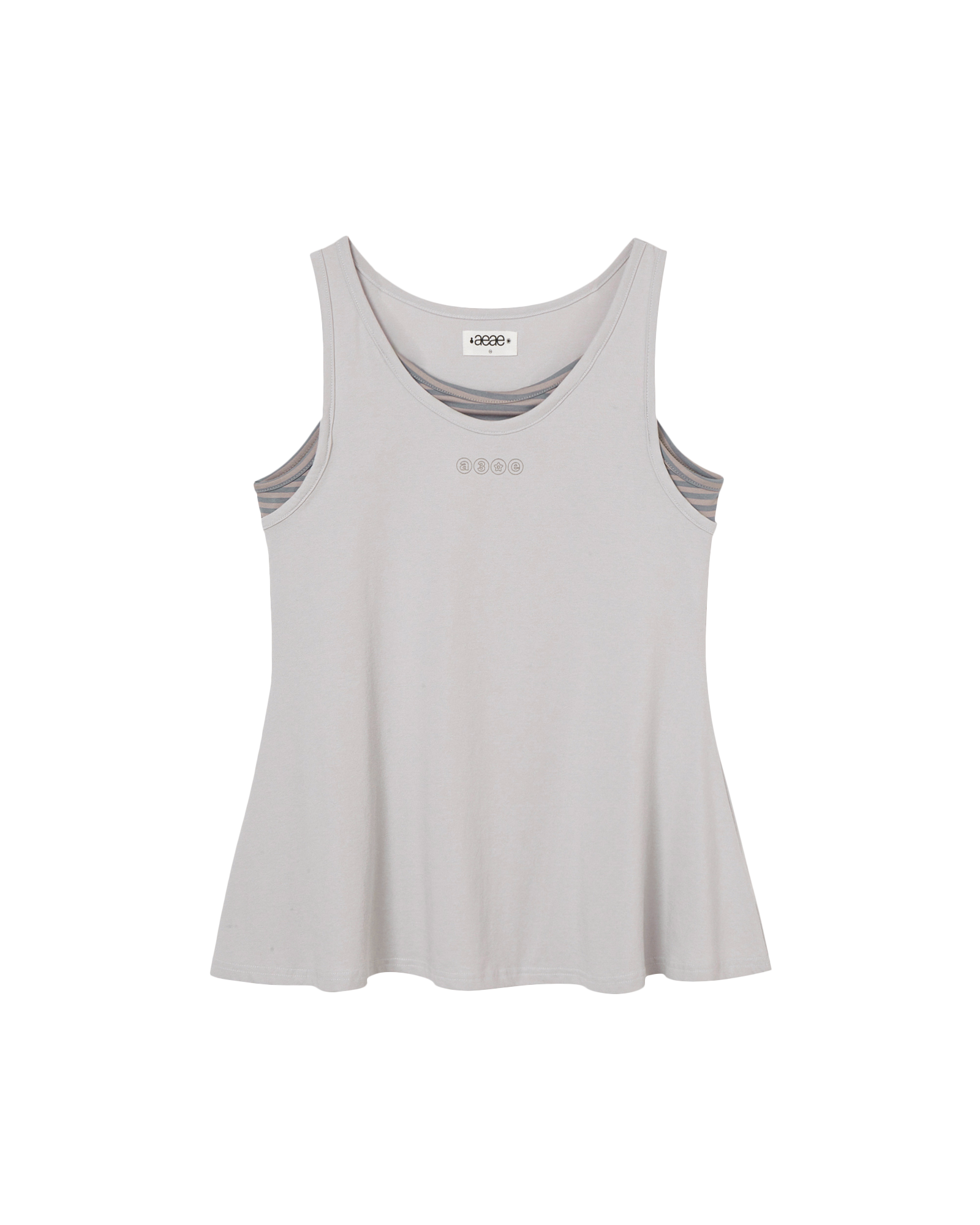 AEAE Stripe Layered Sleeveless