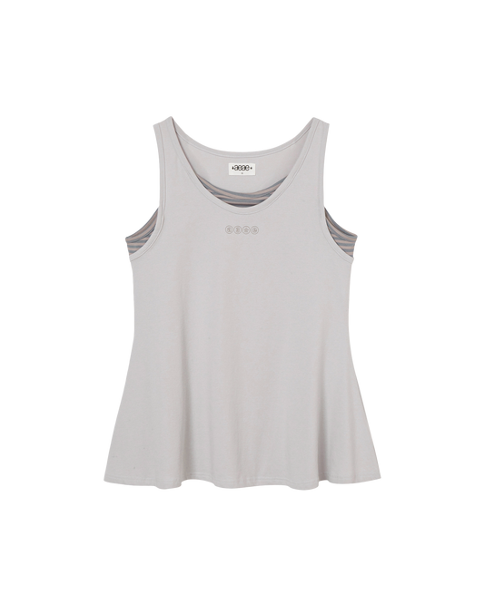 AEAE Stripe Layered Sleeveless