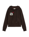 AEAE Dot Small Letter Fleece Hoodie