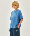 Marithé François Girbaud Kids Classic Logo Dyeing Oversized Tee Light Pink