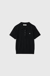 General Idea WOMAN Airy Essential Collar Half Knit