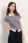 General Idea WOMAN Layered Essential Half Cardigan