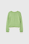 General Idea WOMAN Stripe Layered Pullover