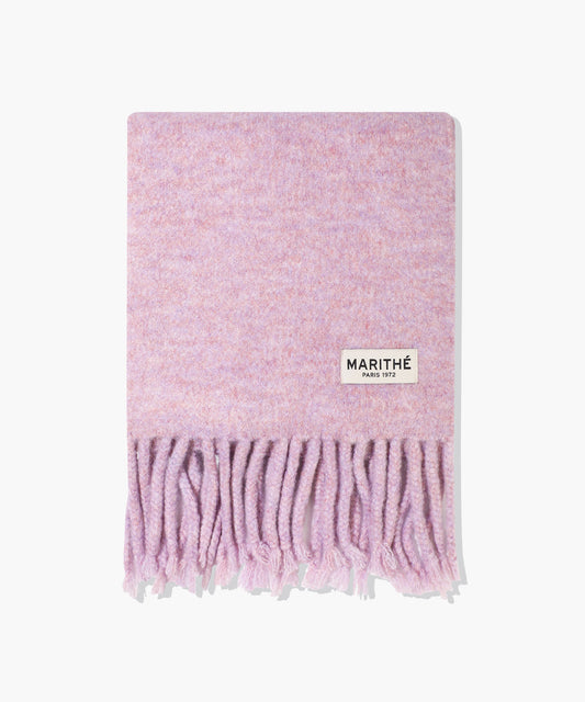 Marithé François Girbaud Fuzzy Solid Knit Muffler