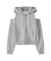Bitter Cells Split Cut Out Hood Zip Up