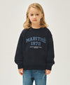 Marithé François Girbaud Kids Denim Applique Sweatshirt