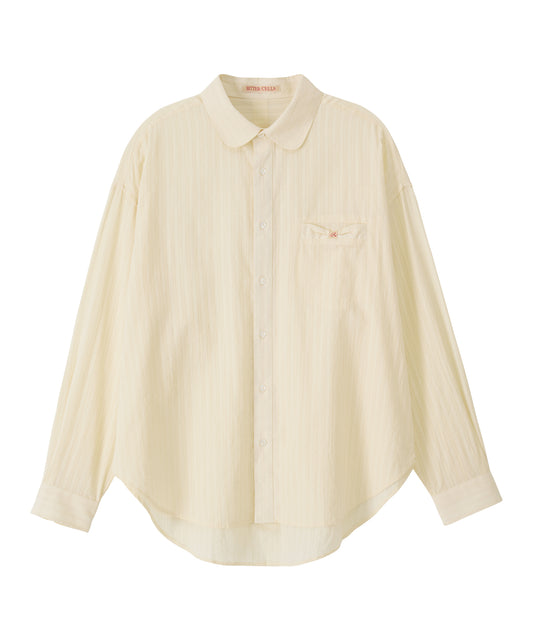 Bitter Cells Ribbonette Overfit Shirt - Butter