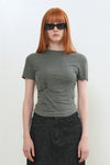 General Idea WOMAN Acetate Twisted Short Sleeve T-Shirt