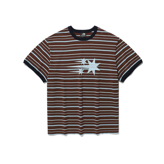 Nice Ghost Club Stripe 3 Star Basic Ringer Tee