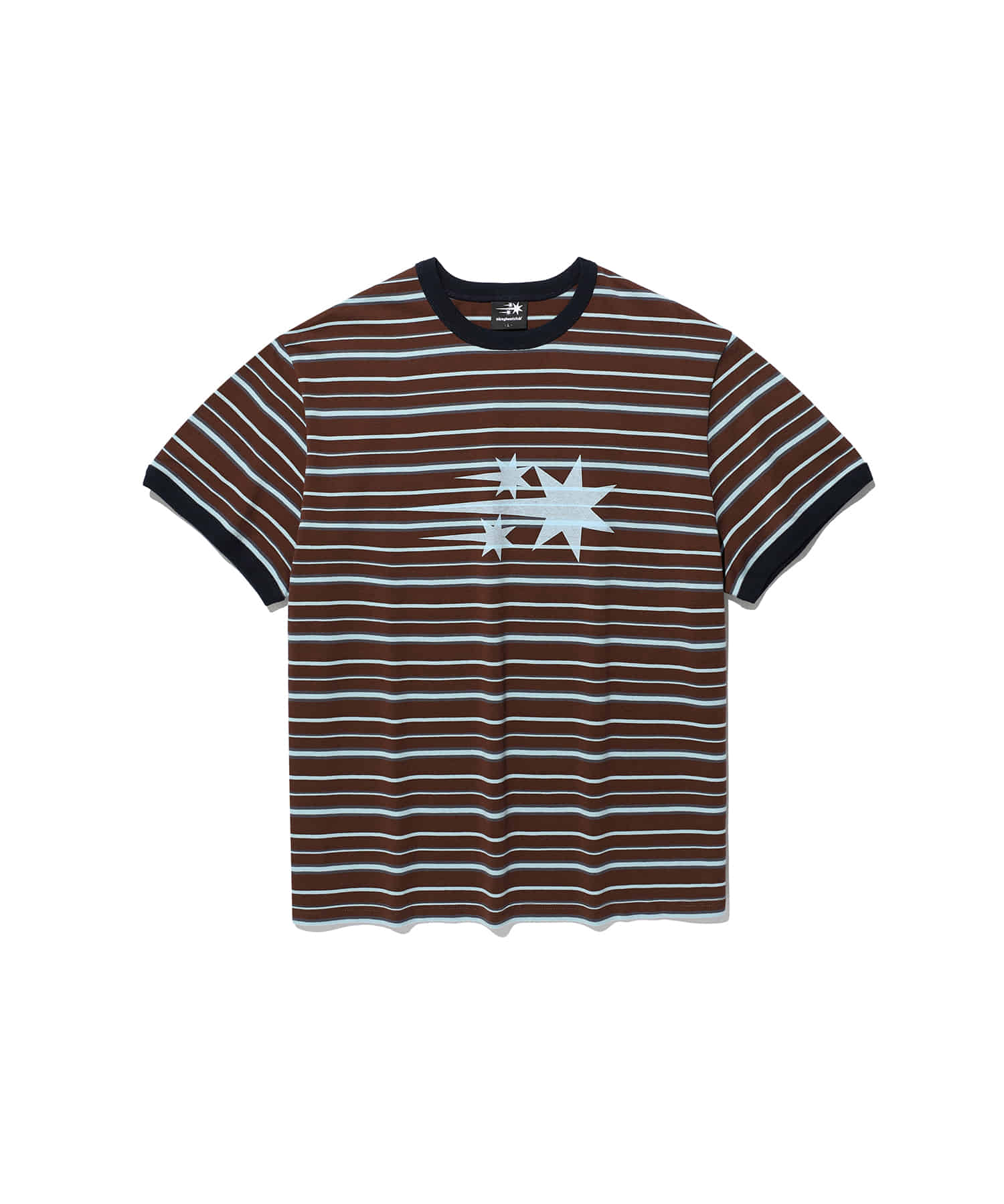 Nice Ghost Club Stripe 3 Star Basic Ringer Tee