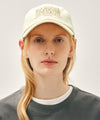Marithé François Girbaud OUTLINE CLASSIC LOGO CAP ivory
