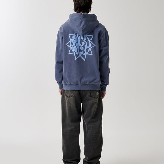 Mahagrid SUN LOGO PIGMENT ZIP UP HOODIE