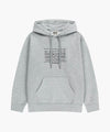 Marithé François Girbaud CLASSIC LOGO APPLIQUE MIX HOODIE heather gray
