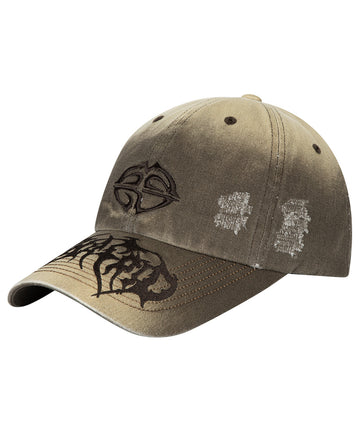 Mahagrid Washed Metal Logo Ball Cap