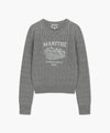Marithé François Girbaud W Vineyard Cable Knit Pullover