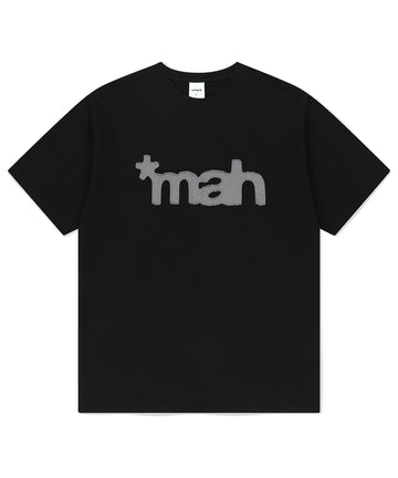 Mahagrid mah Cut Off Applique Tee [Black]