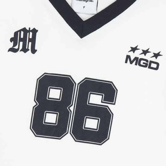 Mahagrid Football Ringer Tee