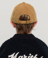 Marithé François Girbaud Kids Classic Logo Corduroy Ball Cap Green
