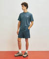 Marithé François Girbaud Marithé SPORT NYLON HALF PANTS vintage blue