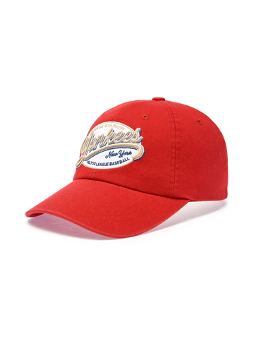 MLB Street Oval Cursive Unstructured Ballcap